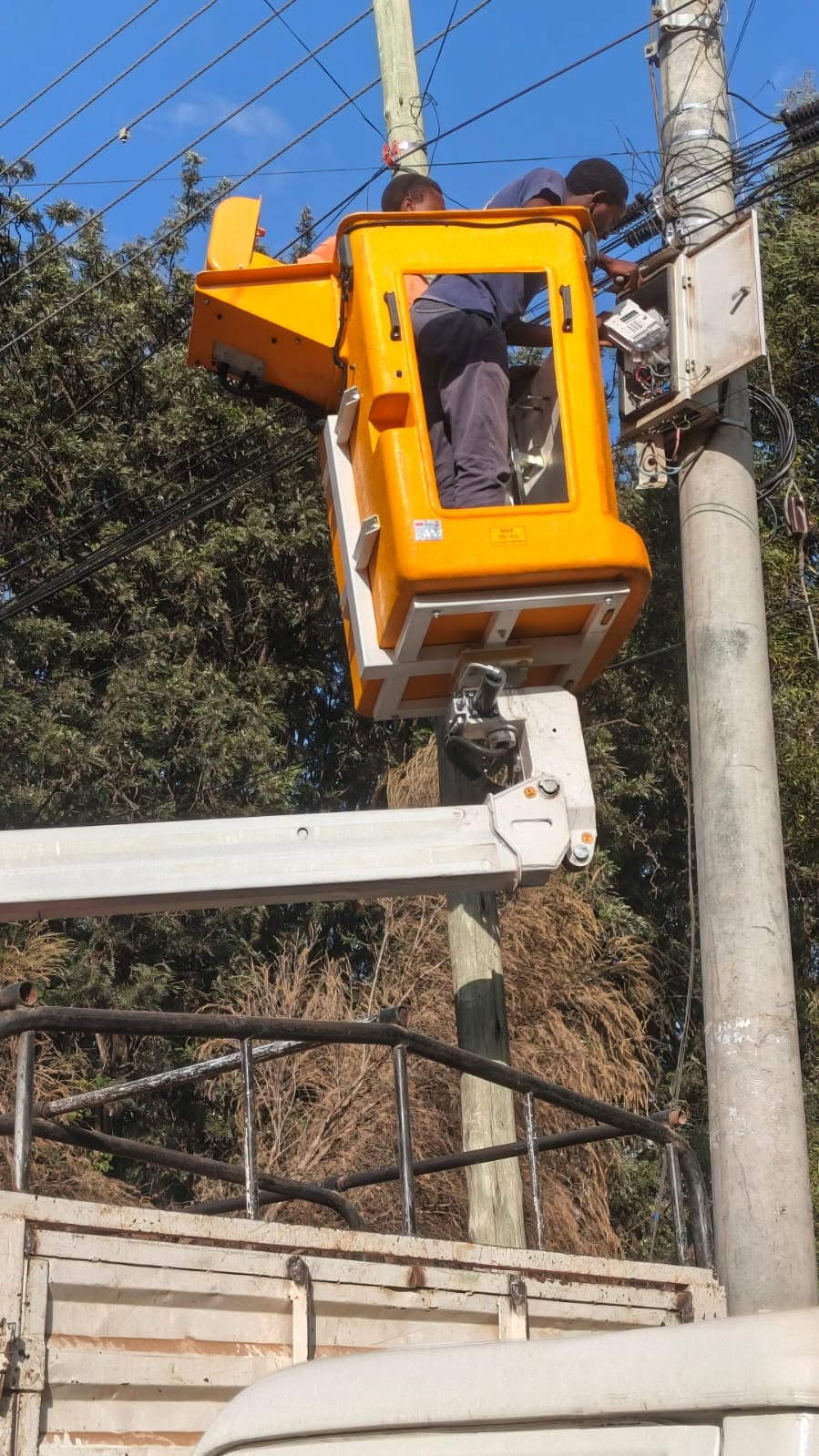 Electrical infrastructure installation in Kenya