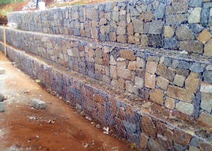 Roadside infrastructure and erosion-control works in Kenya