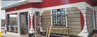 Completed residential building finishes in Nyandarua