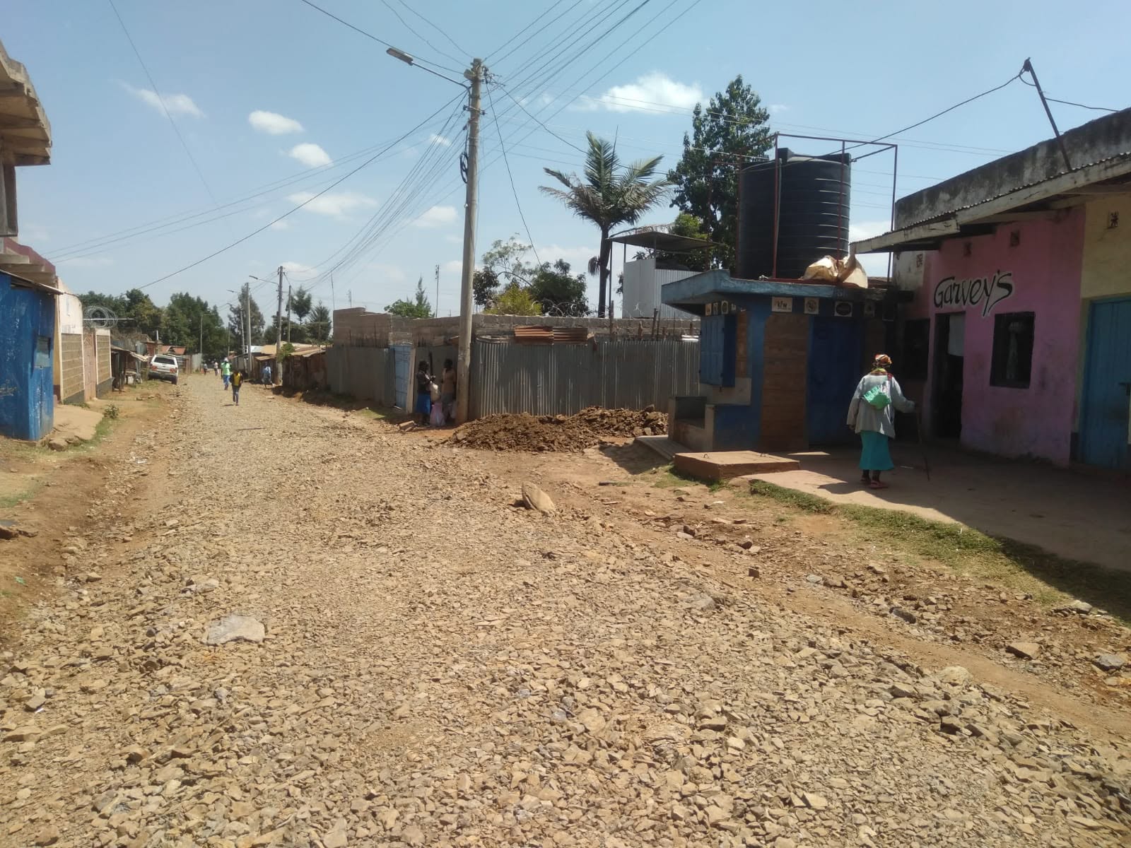 Earthworks and ground preparation for a property